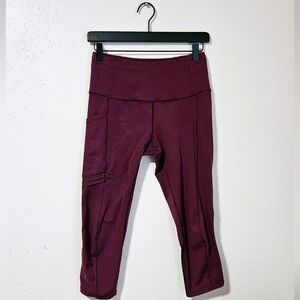 Oiselle Pocket Jogger Capris SZ 6